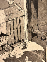 Engraving on Handmade Paper 'Untitled' - Marshal