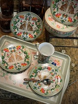 Set de 4 Platos de Postre 'Jungle Vibes'