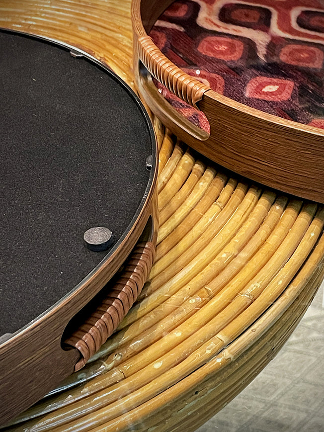 Bandeja Decorativa Grande 'Galateo' - Peacock - Ø39,5 cm