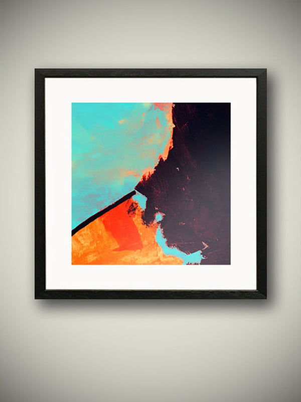 Decorative Print 'Abstract Flame'