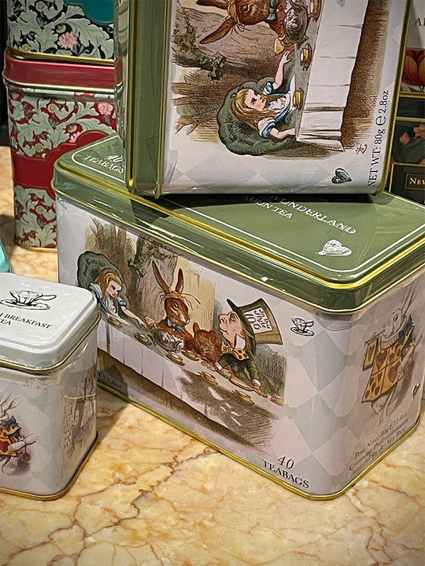 'Alice in Wonderland' Tea Tin - 40 Tea Bags English Afternoon