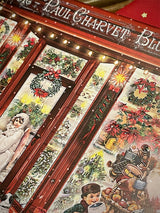 Tarjeta de Navidad y Adviento 'Escaparate de Navidad' - Floristería