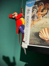 Figura de Lata 'Climbing Monkey' Estilo Vintage