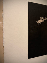 Grabado Con Papel Hecho a Mano 'S/T' - Jaume Plensa