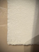 Grabado Con Papel Hecho a Mano 'S/T' - Jaume Plensa