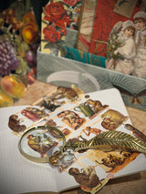 Hoja Cromos Alemanes 'Monos y Chimpancés'