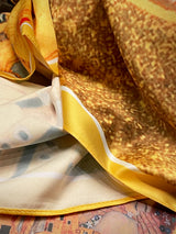 Pañuelo Estampado 'El Beso' 90x90 cm - Gustave Klimt