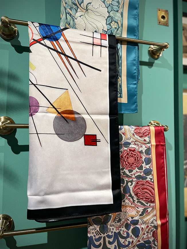 Pañuelo Estampado 'Composición VIII' 90x90 cm - Kandinsky