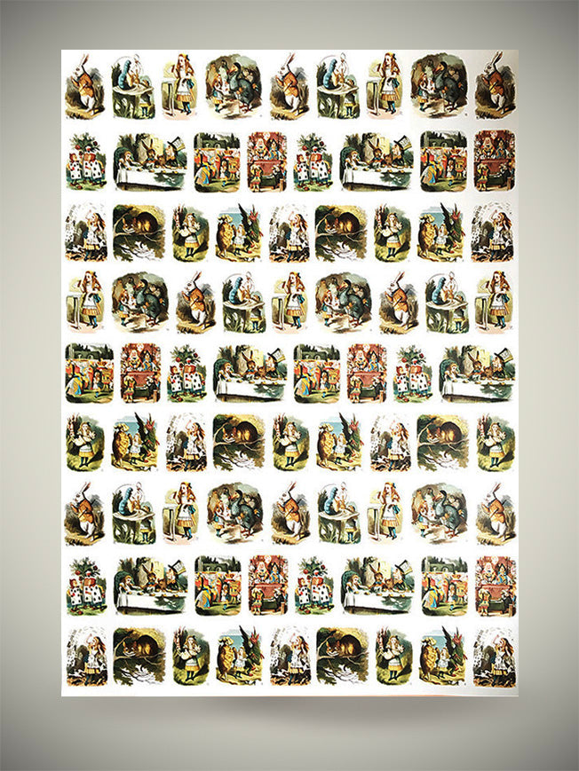 Papel Envoltorio 'Alicia En El País De Las Maravillas' - 70x50 cm