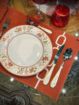 Plato Llano de Porcelana 'Kashmir'