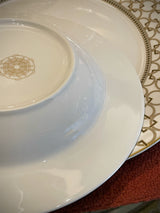 Plato Hondo de Porcelana 'Decó'