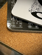 Juego de 6 Posavasos 'Música'