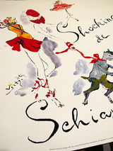 Decorative Poster Advertisement 'Schiaparelli Shocking Perfume' - 81x66 cm