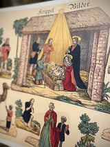 Lámina Decorativa Recortable Alemán 'Belén Tradicional'