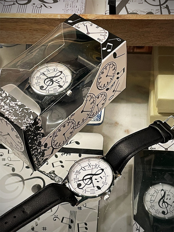 Reloj Unisex Estampado 'Música'