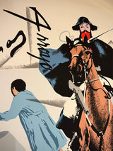 Numbered Serigraph 'Ramón Casas and Eduardo Arroyo as a Pretext' - Equipo Crónica