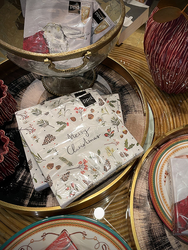 Pack de 20 Servilletas de Papel 'Lena's Christmas' - 33x33 cm