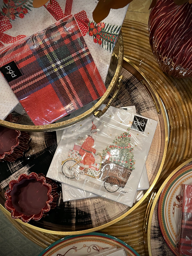 Pack de 20 Servilletas de Papel 'Santa Delivery' - 33x33 cm