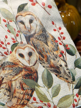 Pack de 20 Servilletas de Papel 'Barn Owls' - 33x33 cm