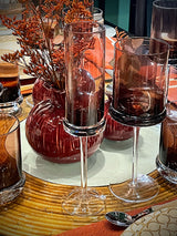 Set de 2 Copas de Champagne de Cristal 'Classy Fun' - 190 ml - Púrpura