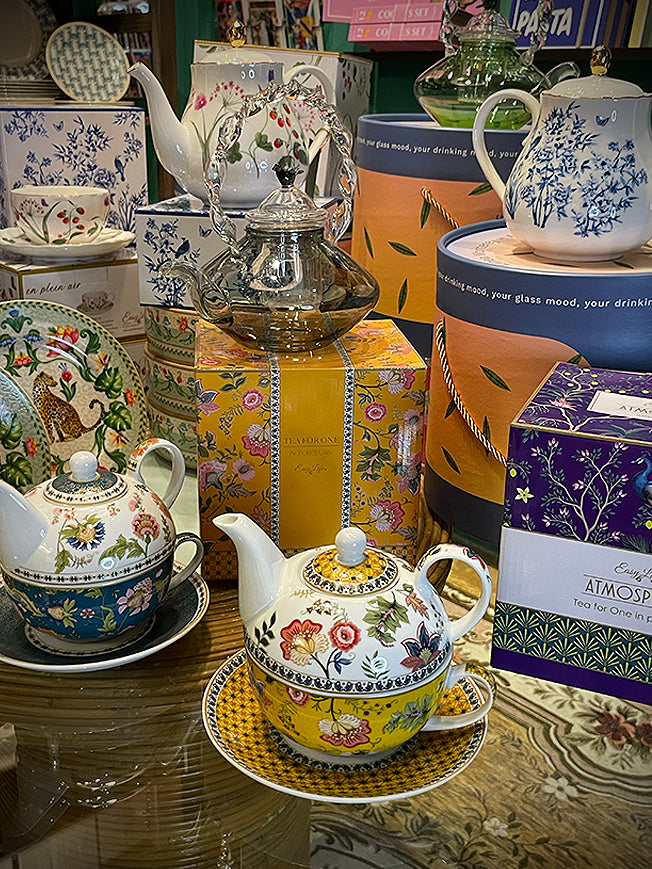 Juego de Té para Uno 'Magie d'Orient' - Taza y Tetera - Amarillo