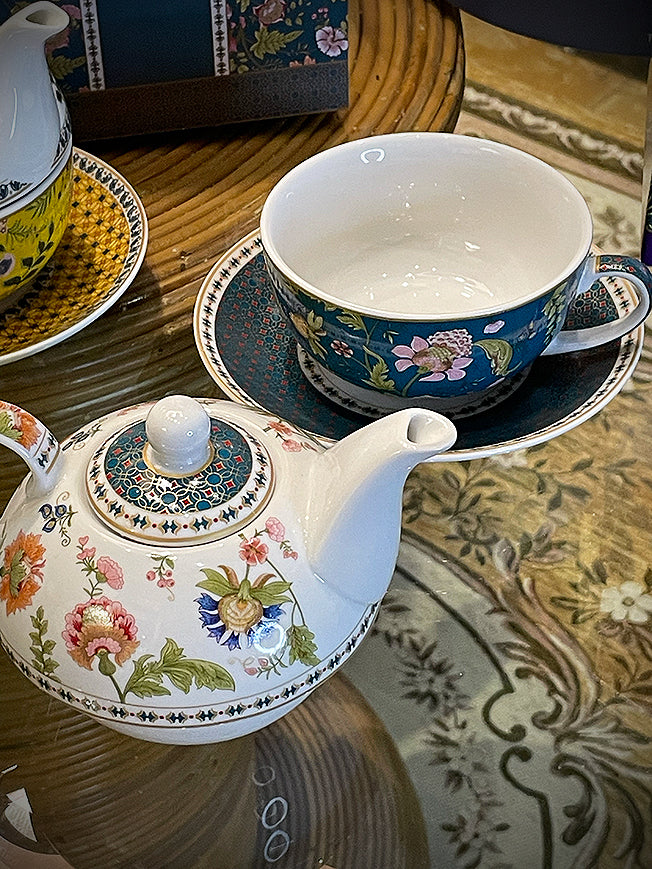 Juego de Té para Uno 'Magie d'Orient' - Taza y Tetera - Verde