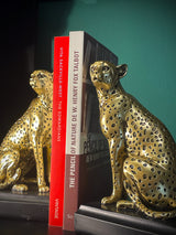 Pareja de Sujeta Libros 'Leopards'