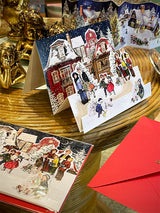 Tarjeta de Navidad y Adviento 'Paisajes de Invierno' - Casas