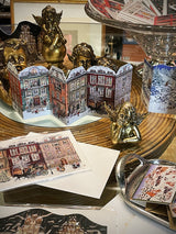 Tarjeta Calendario de Adviento 'Casas de Navidad'