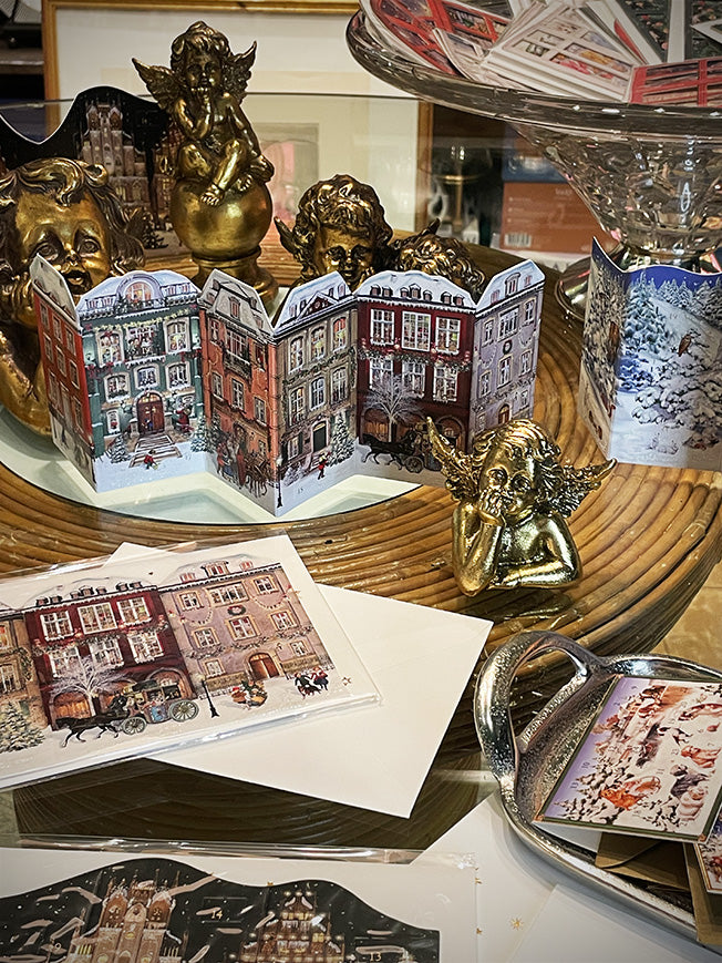 Tarjeta Calendario de Adviento 'Casas de Navidad'