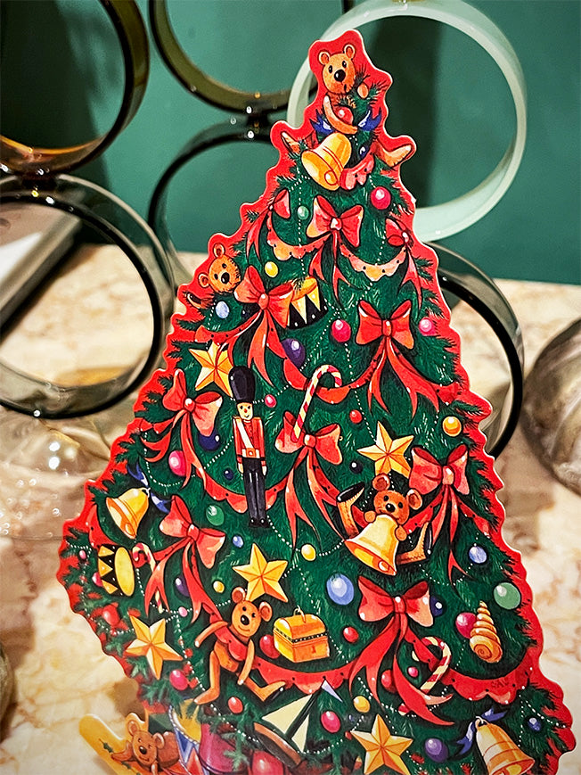 Tarjeta de Navidad 'Rocker Christmas Tree’