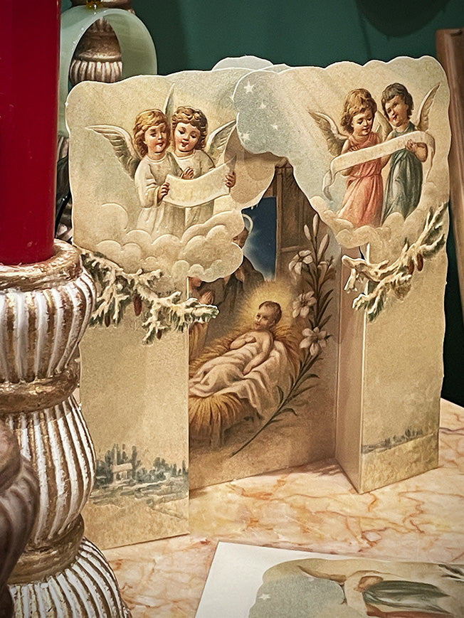 Tarjeta de Navidad 'Natividad Clásica'