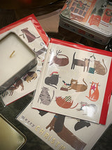 Tarjeta de Navidad 'Festive Cats' - Caroline Gardner