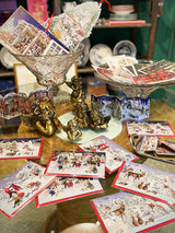 Tarjeta de Navidad y Adviento 'Paisajes de Invierno' - Casas