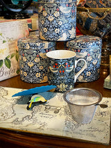 Juego de Taza e Infusor 'Strawberry Thief' - William Morris