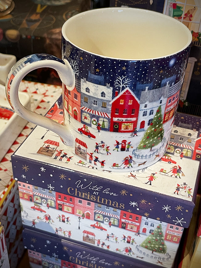 Taza de Porcelana 'With Love at Christmas Village' - 350 ml