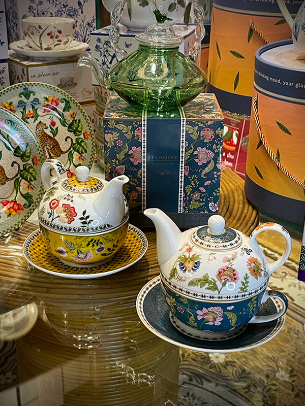 Juego de Té para Uno 'Magie d'Orient' - Taza y Tetera - Verde