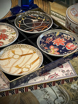 Juego de 4 Pequeños Platos de Porcelana 'Glamour'