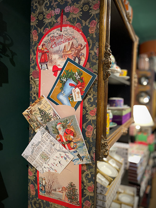 Colgador de Pared para Tarjetas de Navidad