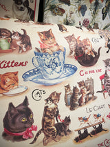 Papel Poster & Wrap 'Vintage Cats II' - Cavallini & Co