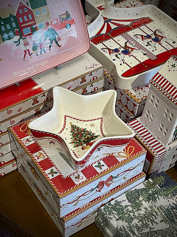 Bol Estrella de Porcelana 'Christmas Tale'
