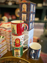 Juego de 4 Tazas 'Festive Avenue' - 275 ml