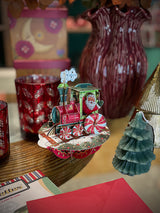 Tarjeta Pirouettes de Navidad 'Christmas Train'