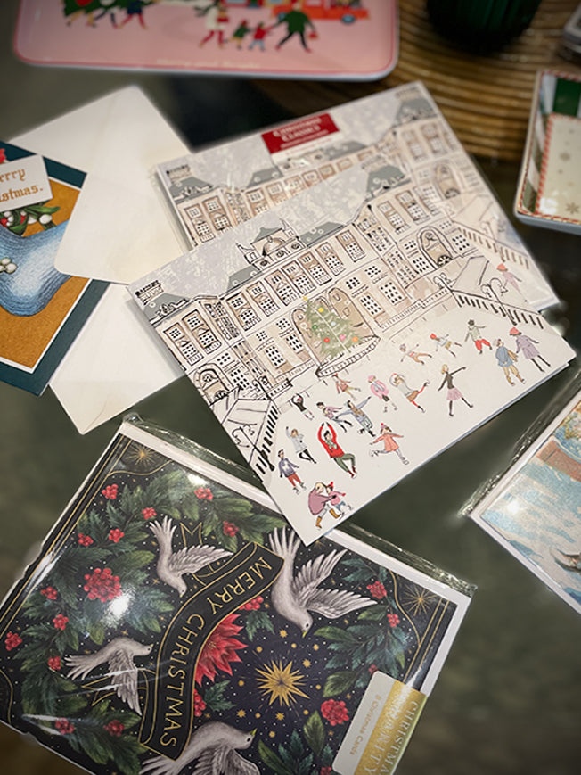 Pack 5 Tarjetas de Navidad 'Skating at Somerset House' - Classics