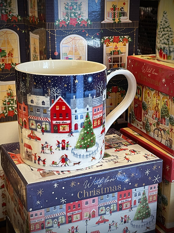 Taza de Porcelana 'With Love at Christmas Village' - 350 ml