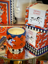 A Dopo 'Sienna Sunset' Candle - Horse Design 8oz - Limited Edition