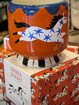 A Dopo 'Sienna Sunset' Candle - Horse Design 8oz - Limited Edition