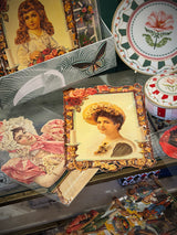 German Chromolithograph Sheet 'Portrait of a Girl'