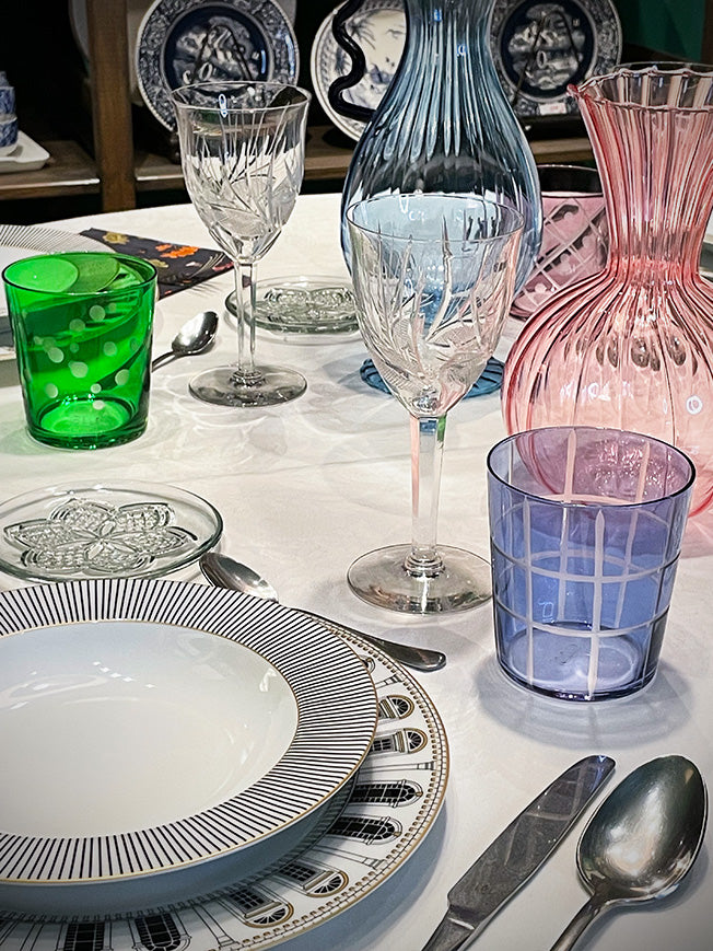 Set of 4 'Anversa I' Colored Glasses - 300 ml