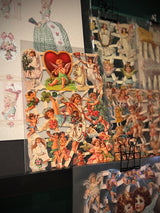 German Trading Card Sheet 'Collage of Angels III'